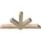 Ekena Millwork Kennewick Rough Sawn Timber Gable Bracket, Douglas Fir, 48"W x 24"H x 4"D x 4"F, 12/12 Pitch GBW048X24X0404KEN00RDF - alternate 5